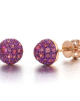 Rhodolite Bahia Stud Earrings