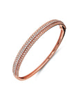 Large Pluma Diamond Bangle