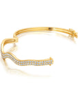 Rio Double Diamond Bangle