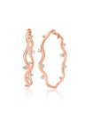 Ouro Rio Diamond Hoop Earrings