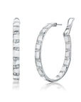Large Alma Dos Rios Diamond Hoop Earrings