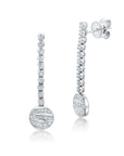 Alma Dos Rios Diamond Drop Earrings