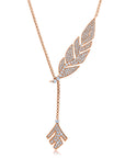Diamond Folha Samambaia Lariat