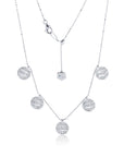 Alma Dos Rios Diamond 5 Charm Necklace