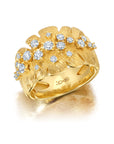 Diamond Samambaia Cigar Band Ring
