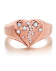 Diamond Coração Ring