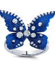 Blue Morpho Ring