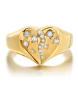 Diamond Coração Ring