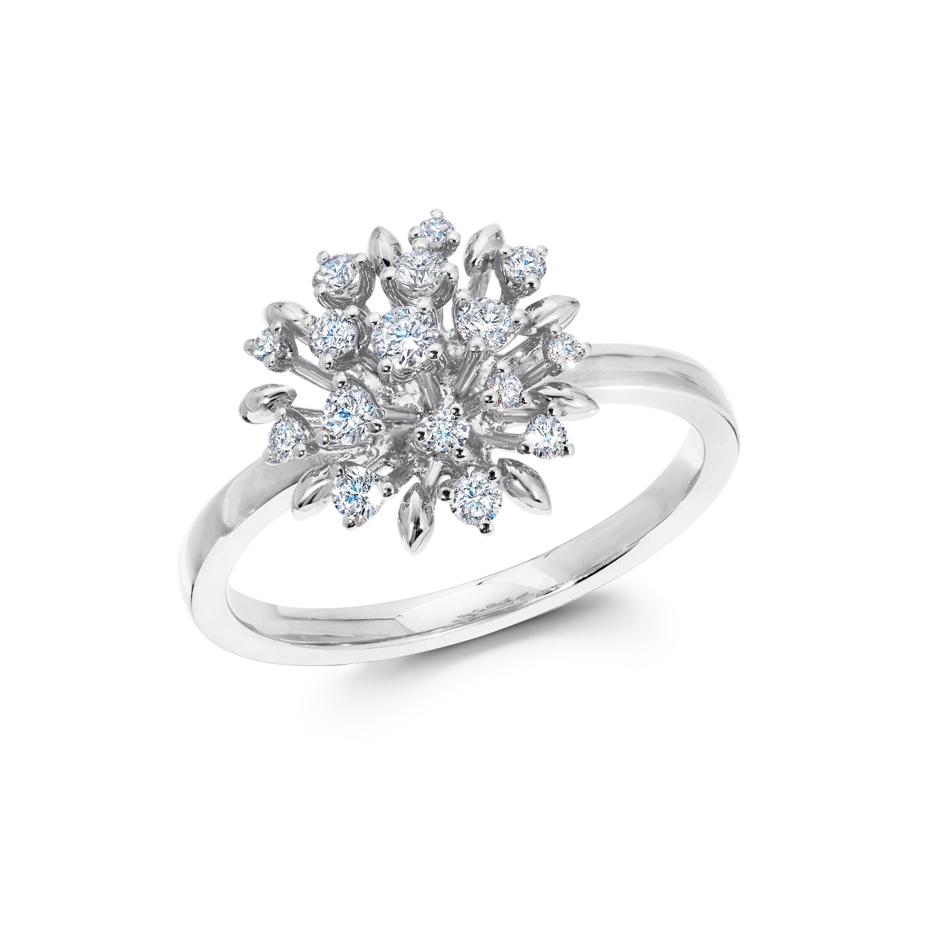 Diamond Lily Ring - Main Image