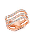 Rio Diamond Triple Band Ring
