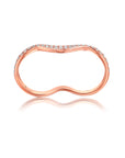 Rio Diamond Double Finger Ring