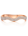 Rio Diamond Double Finger Ring