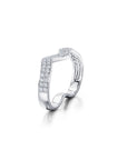 Rio Diamond Double Finger Ring