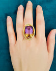 Brasilian Ametrine Ring