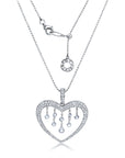 Have A Heart Pavè Floating Diamond Pendant