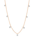 Small Floating Diamond Necklace