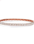 3 Sided Diamond Bangle