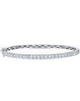 3 Sided Diamond Bangle