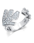 Diamond Open Samambaia Ring