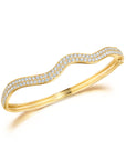 Rio Double Diamond Bangle