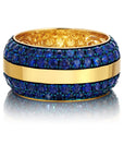 Ouro Blue Sapphire Band Ring