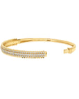 Large Pluma Diamond Bangle