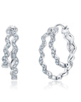 Rio Diamond Double Hoop Earrings