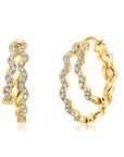 Rio Diamond Double Hoop Earrings