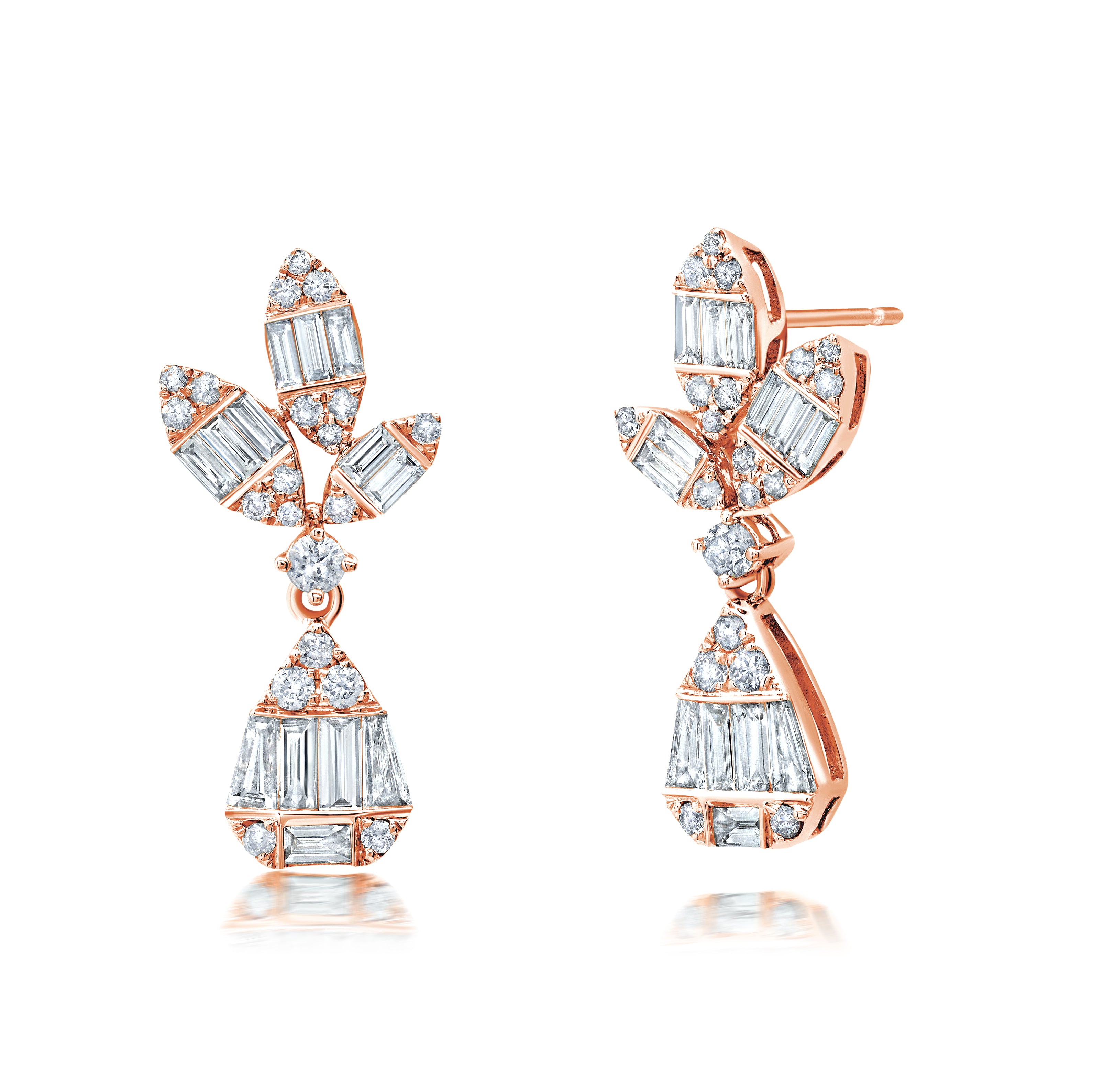 Asa Diamond Marquise &amp; Pear Drop Earrings