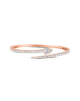 Hiss Double Baguette Bangle