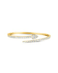 Hiss Double Baguette Bangle
