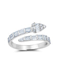 Pear Shaped Hiss Bypass Diamond Ring