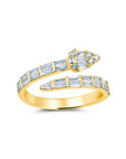 Pear Shaped Hiss Bypass Diamond Ring