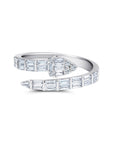 Pear Shaped Hiss Bypass Diamond Ring