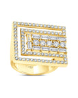 Diamond Rectangle Baguette Ring