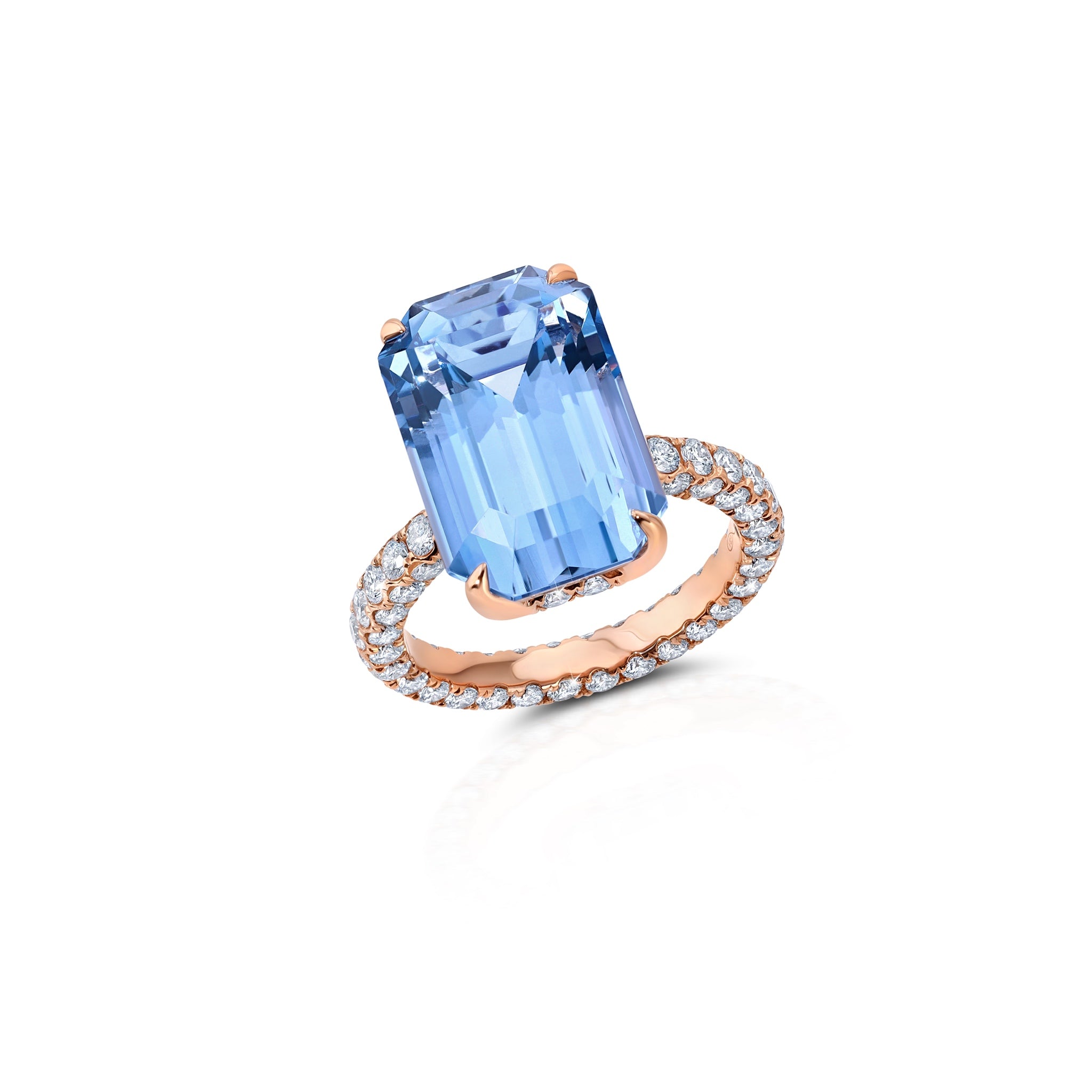 Aquamarine Statement Ring – Graziela Gems