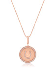 Graziela Gems - Necklace - Diamond Horseshoe Pendant - Rose Gold 14K Diamond