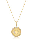 Graziela Gems - Necklace - Diamond Horseshoe Pendant - Yellow Gold 14K Diamond