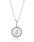 Graziela Gems - Necklace - Diamond Monogram Pendant - A
