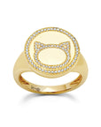 Large Cat Circle Ring
