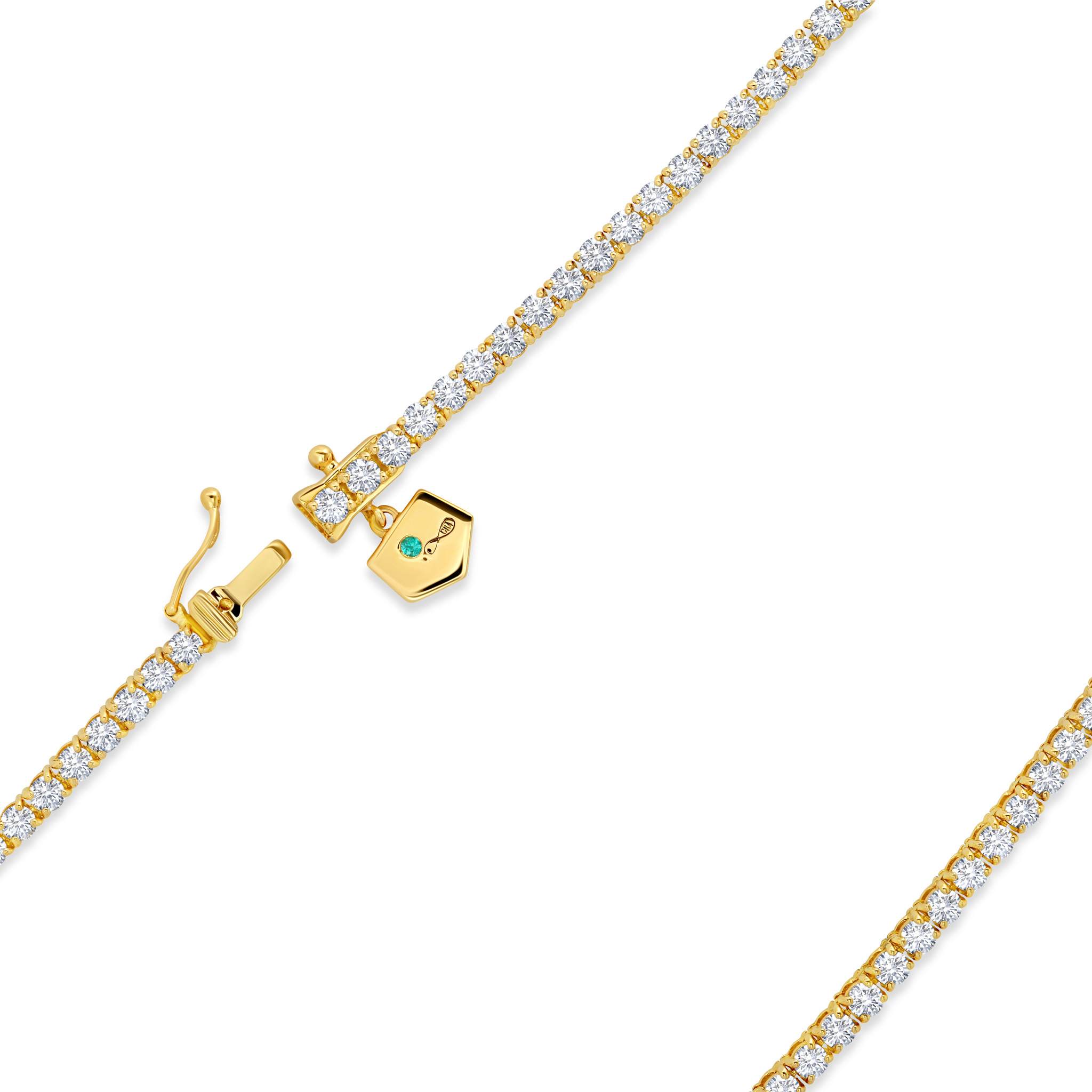 Graziela Gems - Necklace - Diamond Tennis Necklace - 