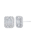 Graziela Gems - Diamond Ascension Illusion Stud Earrings - 