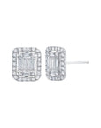 Graziela Gems - Diamond Ascension Illusion Stud Earrings -