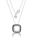 Graziela Gems - Necklace - Diamond & Enamel Pendant -