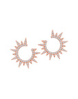 Graziela Gems - Diamond Starburst Earrings - Rose