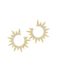 Graziela Gems - Diamond Starburst Earrings - Yellow
