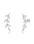 Diamond Folha Ear Climbers