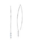Graziela Gems - Floating Diamond Earrings - White Gold