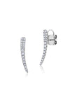 Diamond Curve Ear Climber