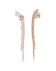 Floating Diamond Drop Earrings